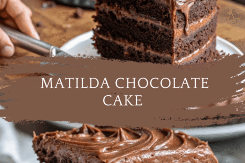 Rich & Fudgy Matilda Chocolate Cake Recipe – A Decadent Movie-Inspired Dessert
