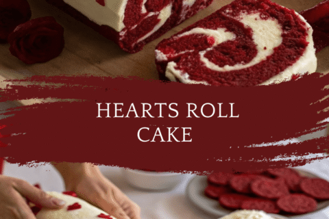 Hearts Roll Cake | The Perfect Valentine’s Day Dessert