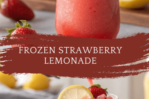 Frozen Strawberry Lemonade – A Frosty, Tangy Summer Sip
