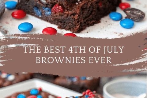 The Best 4th of July Brownies EVER – Rich, Fudgy & Firework-Ready!
