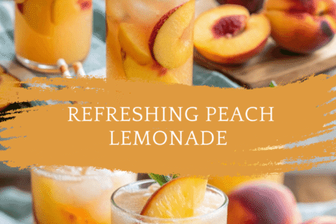 Refreshing Peach Lemonade for Summer Fun