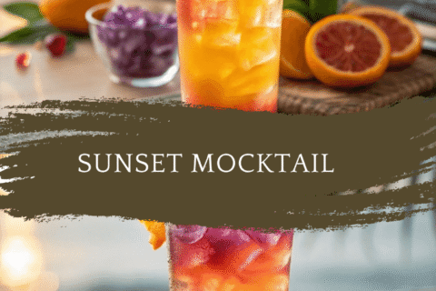 Sunset Mocktail – A Gorgeous, Fruity Non-Alcoholic Drink for Any Occasion