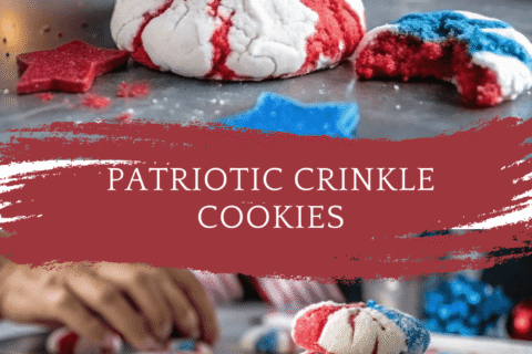 Patriotic Crinkle Cookies with a Butter-Rich Base and One Unexpected Twist