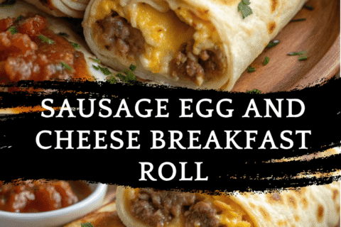 Sausage Egg and Cheese Breakfast Roll-Ups – Easy, Cheesy & Totally Crave-Worthy!