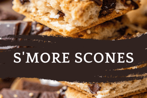 S’more Scones – Gooey Campfire Magic Meets Flaky Breakfast Pastry