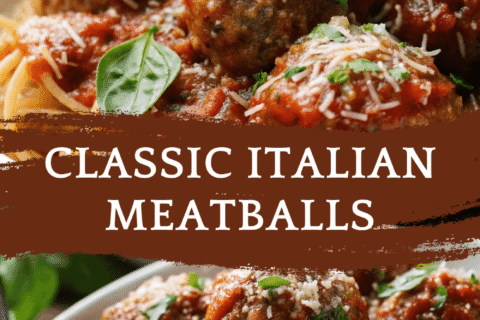 Classic Italian Meatballs – Juicy, Flavor-Packed & Timeless Comfort Food!