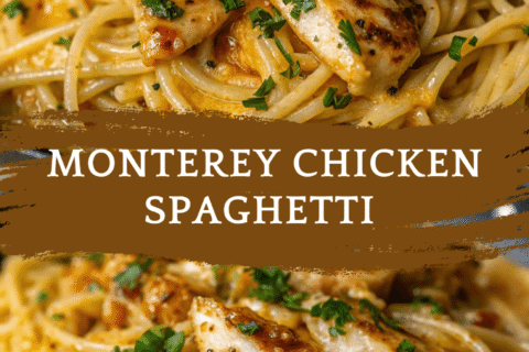 Monterey Chicken Spaghetti – A Creamy, Cheesy Twist on Classic Comfort Food