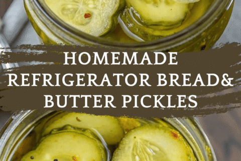 Homemade Refrigerator Bread and Butter Pickles – Sweet, Tangy & Ready in Hours