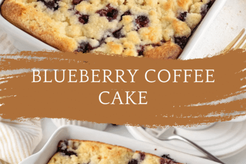 Blueberry Coffee Cake – Buttery, Moist & Packed with Fresh Berries + Cinnamon Crumble