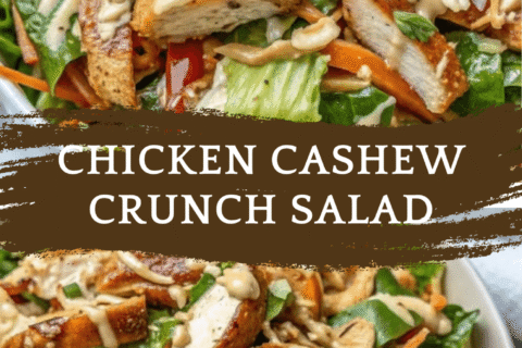 Chicken Cashew Crunch Salad – Crisp, Nutty & Bursting with Flavor