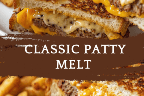 Classic Patty Melt – A Retro Diner Favorite with a Gooey, Crispy Twist