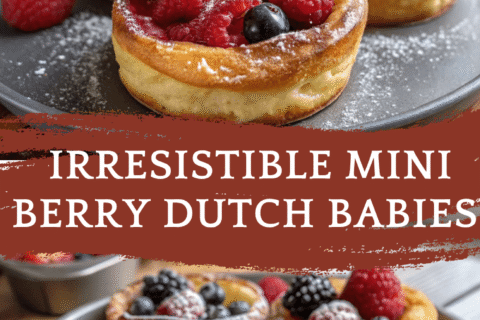 Irresistible Mini Berry Dutch Babies Recipe – Puffy, Sweet, and Bursting with Berries!