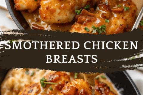 Smothered Chicken Breasts – Juicy, Creamy & Packed with Flavor