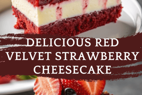 Delicious Red Velvet Strawberry Cheesecake Recipe – A Decadent Dessert Dream Come True