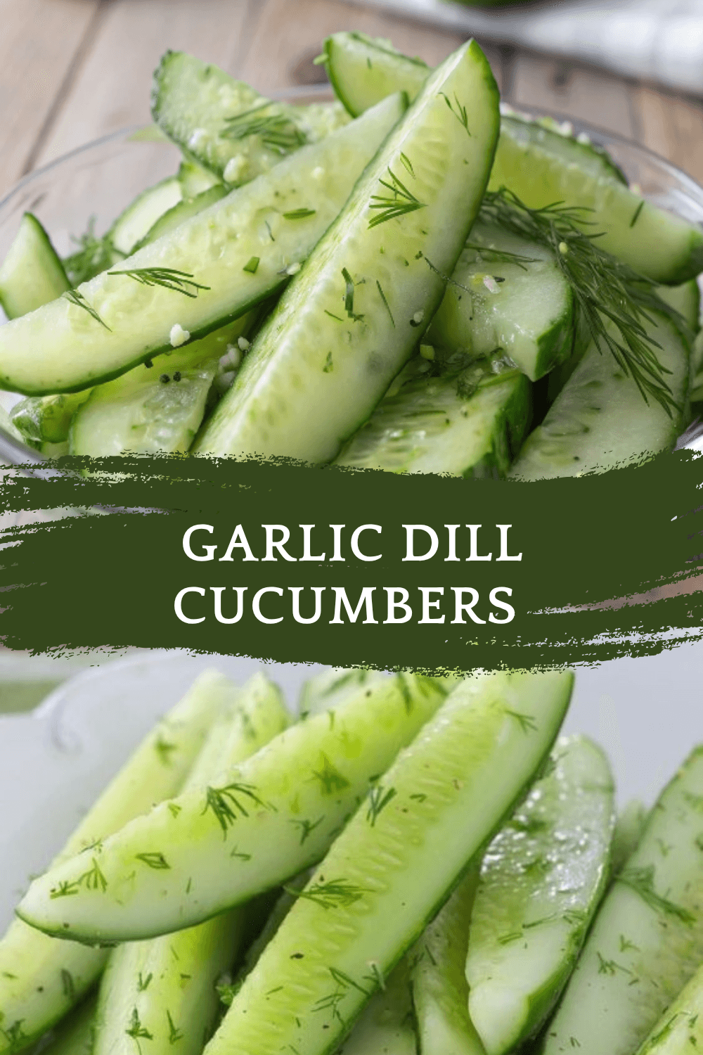 Garlic Dill Cucumbers – Crisp, Tangy & Herb-Infused Summer Snack or Side