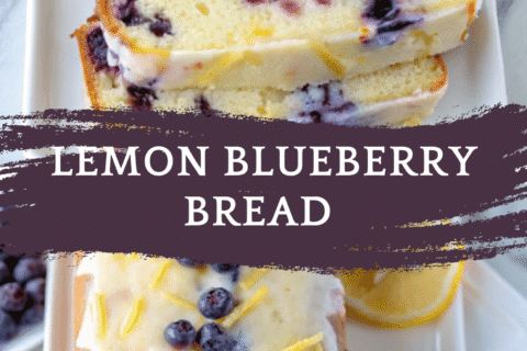 Lemon Blueberry Bread – Moist, Bright, and Loaded with Berries