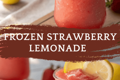 Frozen Strawberry Lemonade – A Sweet & Tangy Summer Sip