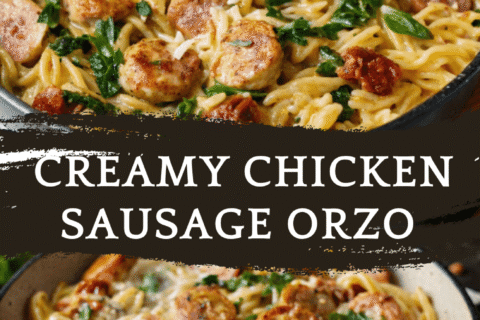 Creamy Chicken Sausage Orzo – A One-Pan Comfort Meal with Flavor and Ease