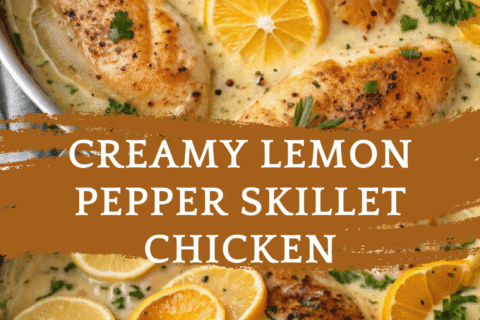 Easy Creamy Lemon Pepper Skillet Chicken: Your New Favorite Lemon Pepper Chicken Recipe!