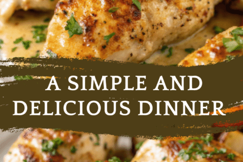 A Simple and Delicious Dinner – Juicy Baked Chicken with Creamy Dijon Parmesan Crust