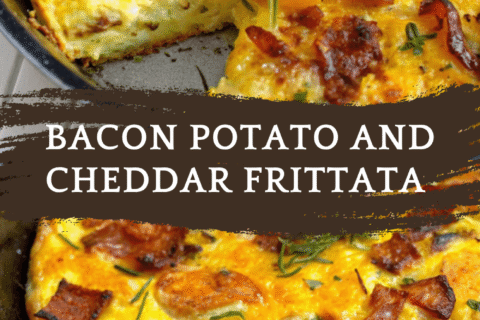 Bacon Potato and Cheddar Frittata – Hearty, Cheesy & Irresistibly Delicious