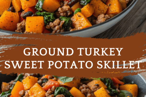 Ground Turkey Sweet Potato Skillet – Quick, Healthy, and Delicious