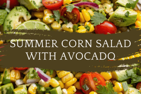 Summer Corn Salad with Avocado – Fresh, Creamy, and Bursting with Flavor