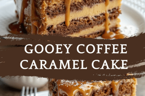 Gooey Coffee Caramel Cake – A Bold, Sweet, Buttery Delight for Coffee Lovers