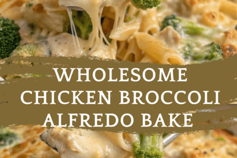 Wholesome Chicken Broccoli Alfredo Bake – A Cozy & Creamy Family Favorite