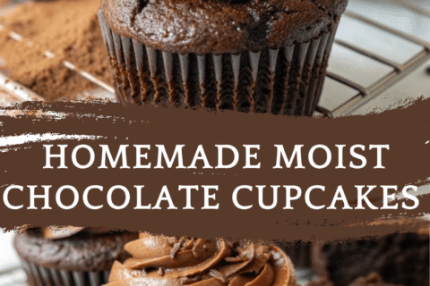 Homemade Moist Chocolate Cupcakes