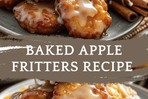 Baked Apple Fritters Recipe – Crispy, Sweet, and Oven-Baked Perfection!