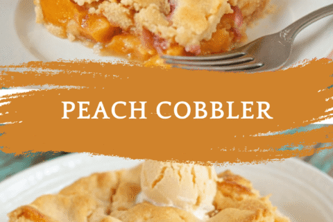 Peach Cobbler – Juicy, Sweet Peaches with a Golden, Buttery Crust