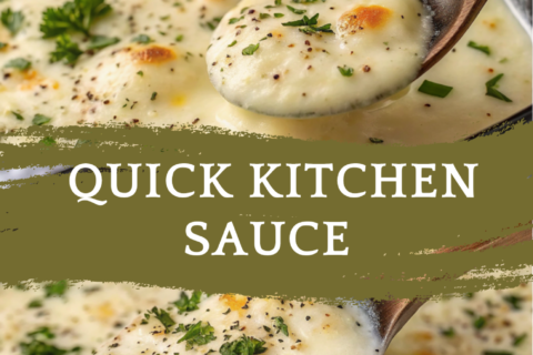 Quick Kitchen Sauce – Creamy, Cheesy, & Ready in Minutes!