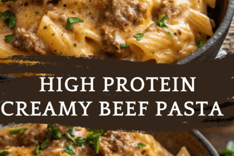 High Protein Creamy Beef Pasta Recipe for Quick Weeknight Dinners