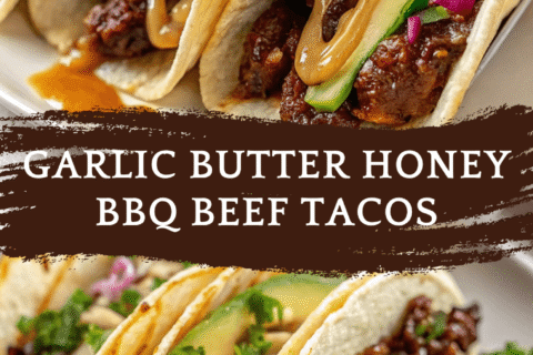 Garlic Butter Honey BBQ Beef Tacos – Sweet, Sticky, and Irresistibly Savory
