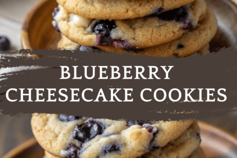 Blueberry Cheesecake Cookies Recipe – Easy, Delicious & Bakery-Worthy