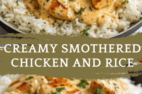 Creamy Smothered Chicken and Rice – A One-Pan Southern Comfort Classic