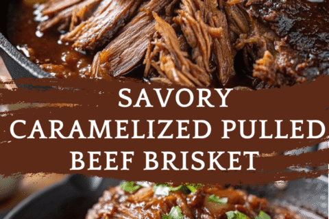 Irresistible Sweet & Savory Caramelized Pulled Beef Brisket – Fork-Tender Perfection for Every Occasion