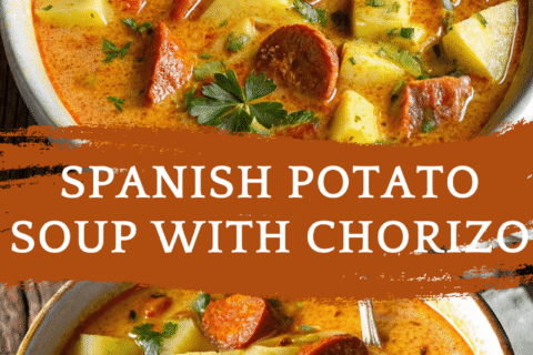 Spanish Potato Soup with Chorizo: Hearty, Smoky & Comforting