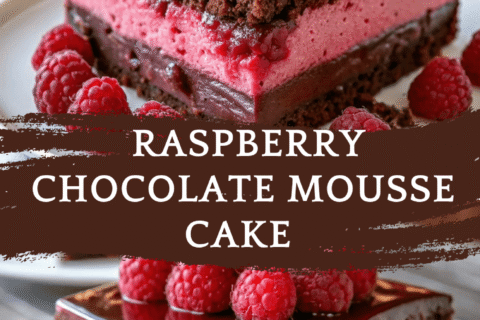 Indulgent Raspberry Chocolate Mousse Cake Delight