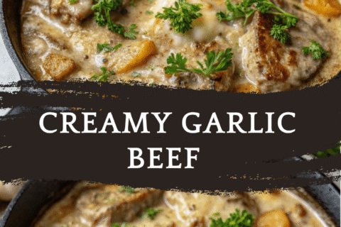 Creamy Garlic Beef – A Rich, Savory Skillet Recipe for Dinner in 30 Minutes