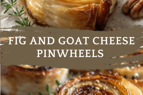 Fig and Goat Cheese Pinwheels – Buttery, Sweet & Savory Appetizers Ready in Minutes