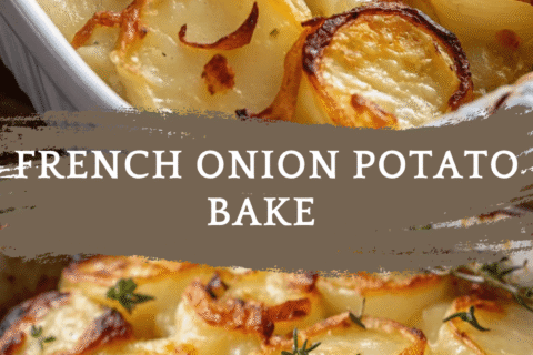 French Onion Potato Bake – A Creamy, Cheesy Casserole with Deep Caramelized Flavor