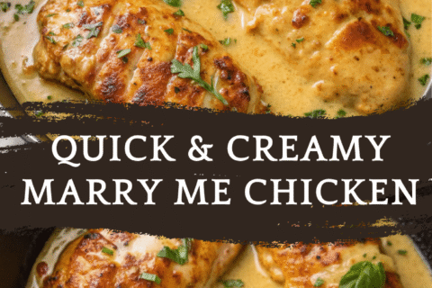 Quick & Creamy Marry Me Chicken – The Viral Recipe That Wins Hearts