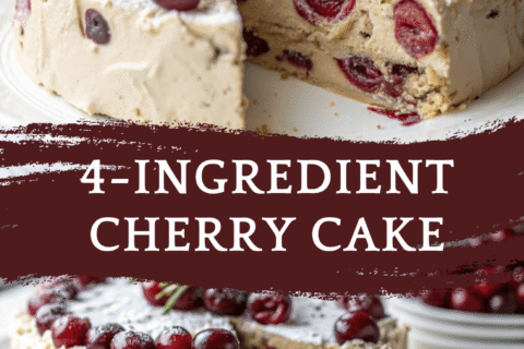 4-Ingredient Cherry Cake – The Easiest, Juiciest Dessert You’ll Ever Make