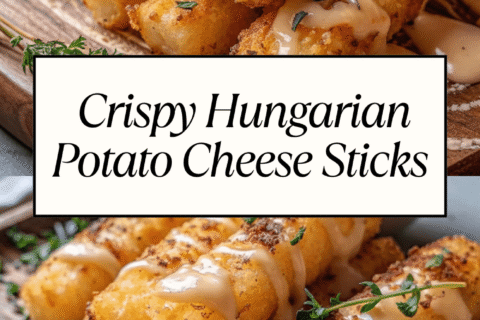 Crispy Hungarian Potato Cheese Sticks: A Savory Snack Sensation | Golden, Cheesy & Irresistible