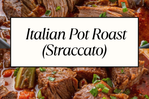 Italian Pot Roast (Straccato) – Slow-Braised & Flavor-Packed