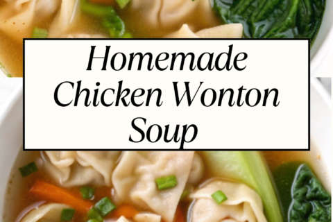 Homemade Chicken Wonton Soup – Light, Comforting & Full of Flavor