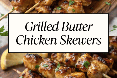 Grilled Cowboy Butter Chicken Skewers – Bold Flavor, BBQ-Ready!