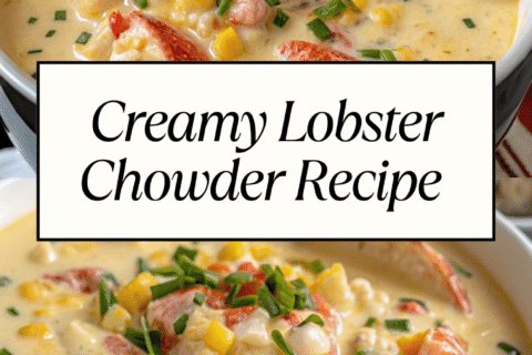 Creamy Lobster Chowder Recipe – Rich, Hearty & Elegant Seafood Comfort Food